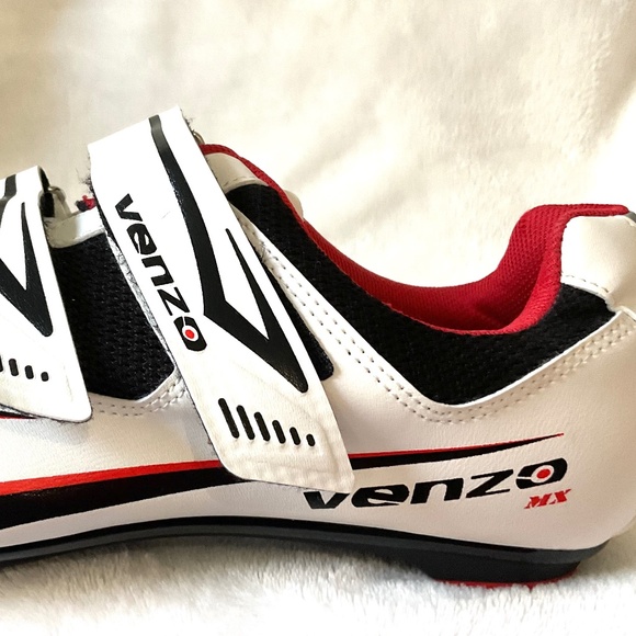VENZO CYCLING BIKING PELOTON SHOES MEN’S 9 Women’s 10.5 - Picture 8 of 12